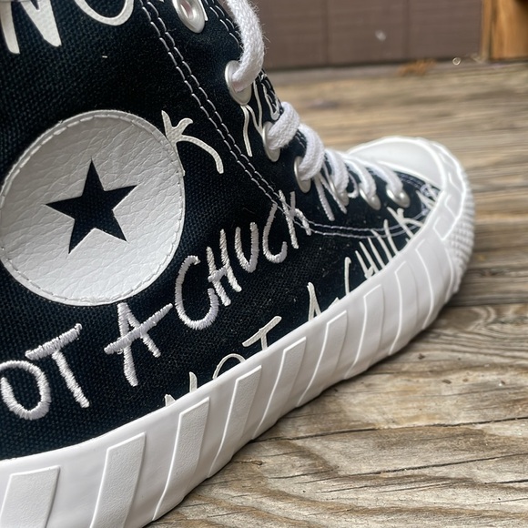 Converse Not A Chuck Sneakers Canvas High TOP (RETAIL 70) - Picture 8 of 13